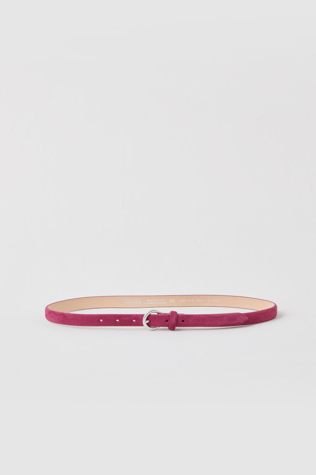 Closed Pink Suede Belt