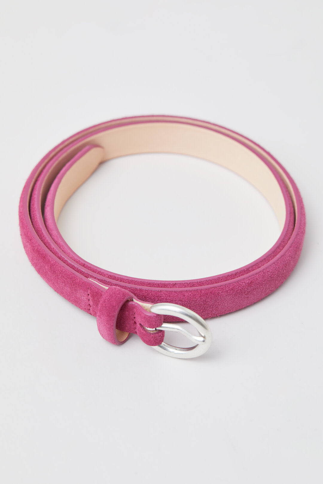 Closed Pink Suede Belt