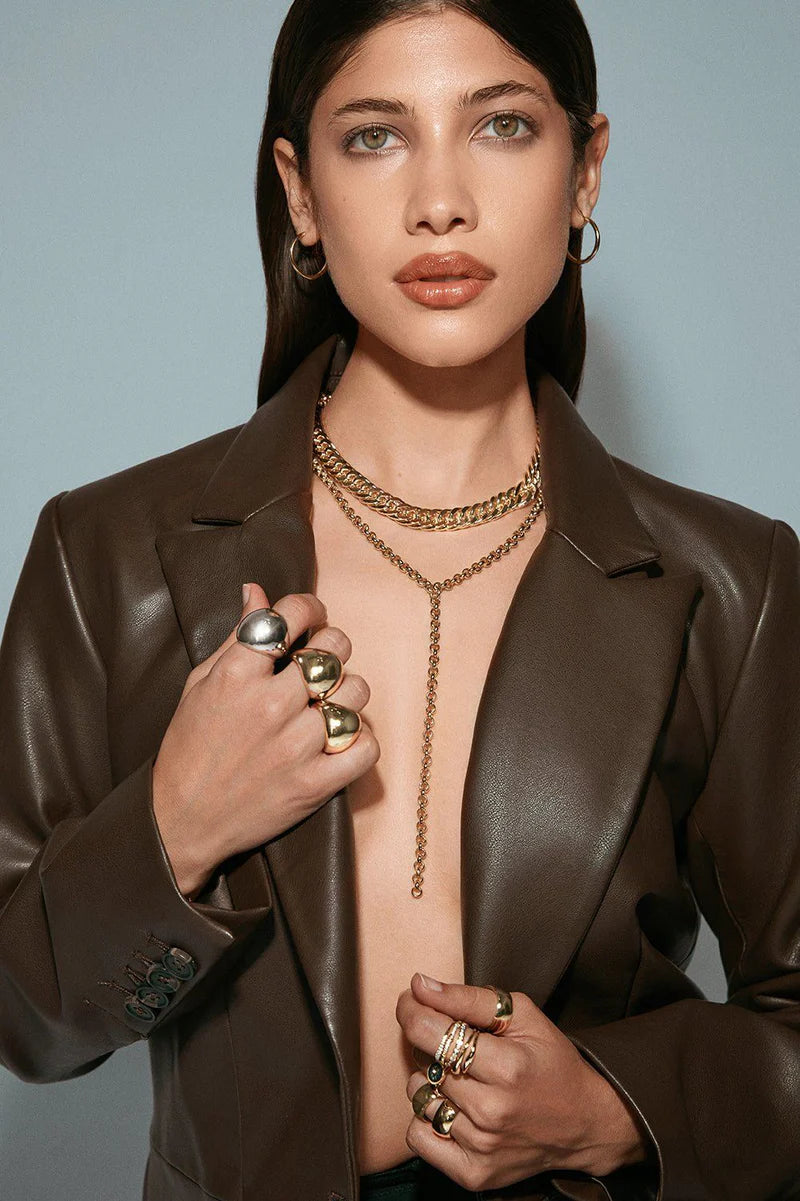 Eklexic Arya Necklace Gold 16"