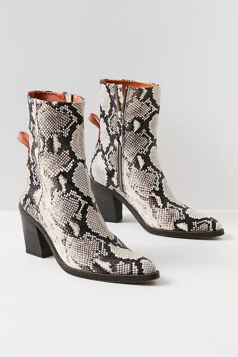Topshop snakeskin ankle sales boots