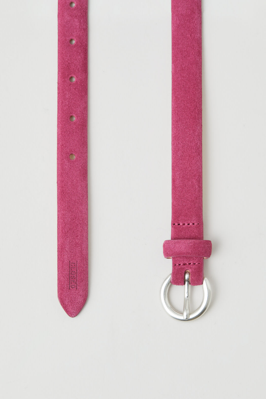 Closed Pink Suede Belt