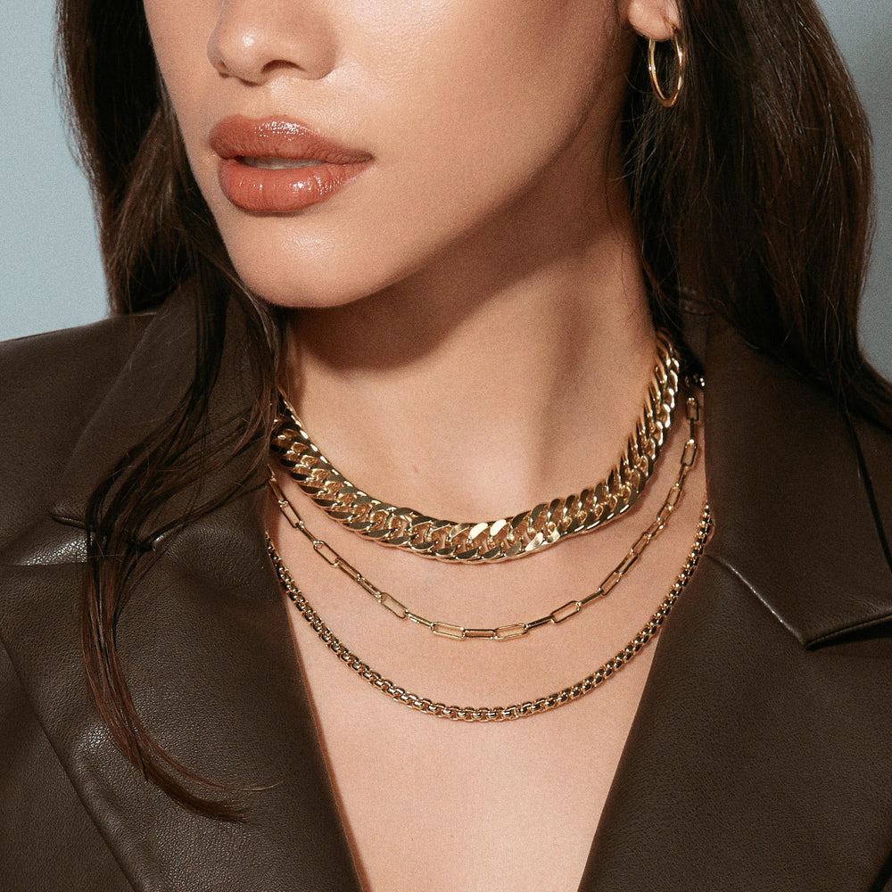 Eklexic Elongated Link Chain Necklace