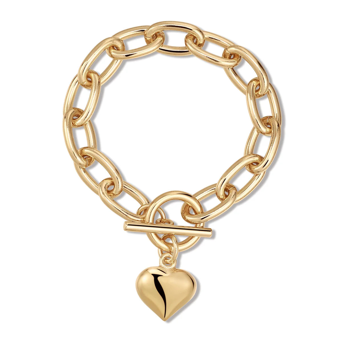 Eklexic Puffy Heart Bracelet