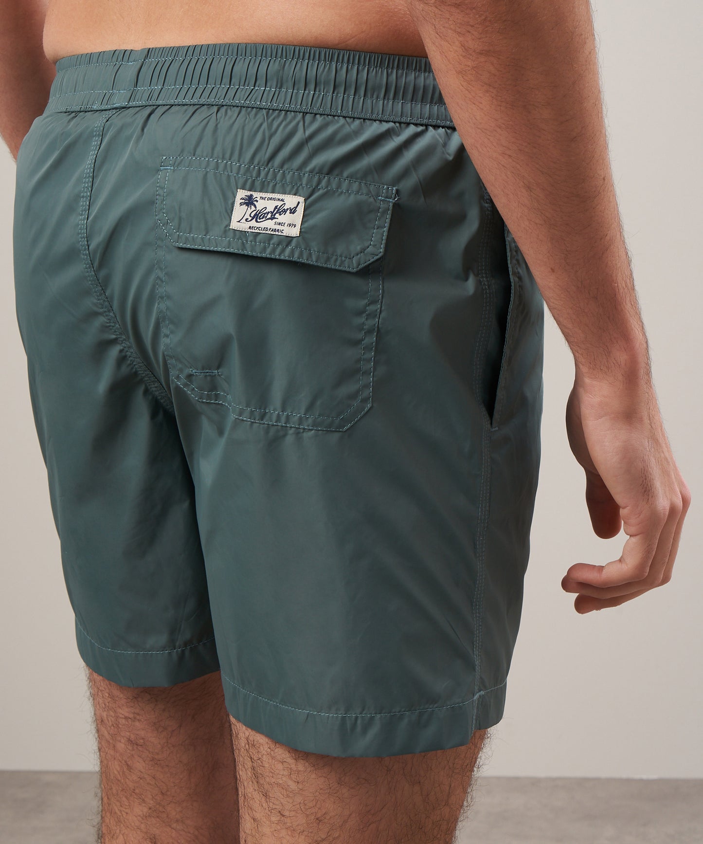 Hartford Nylon Jade Swim Trunks