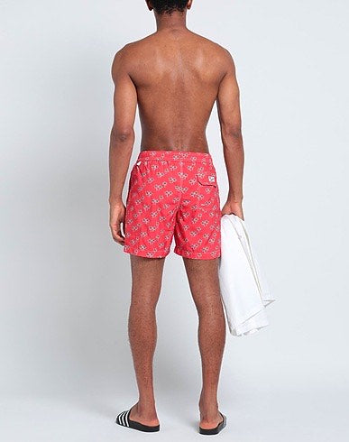 Hartford Red Print Swim