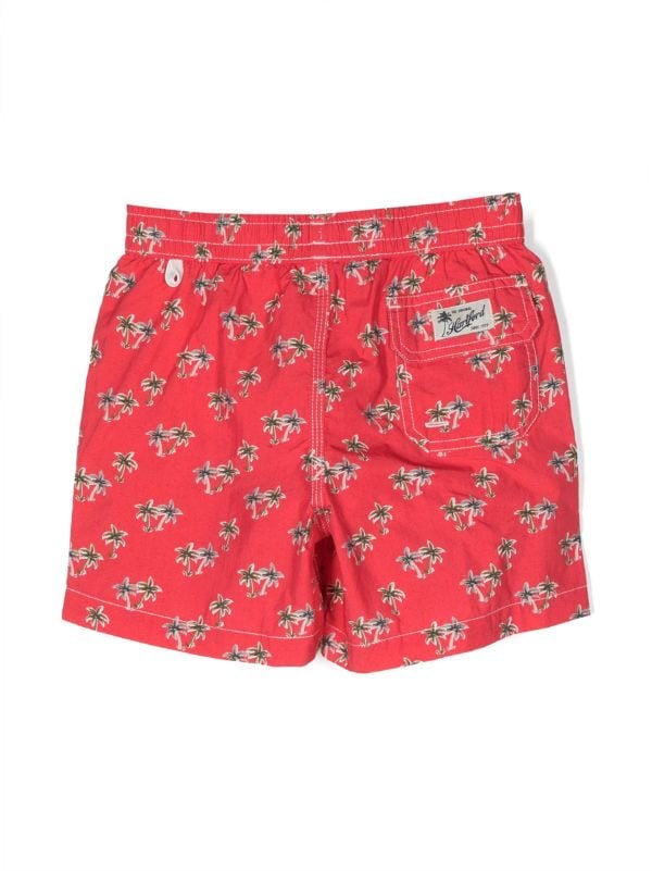 Hartford Red Print Swim