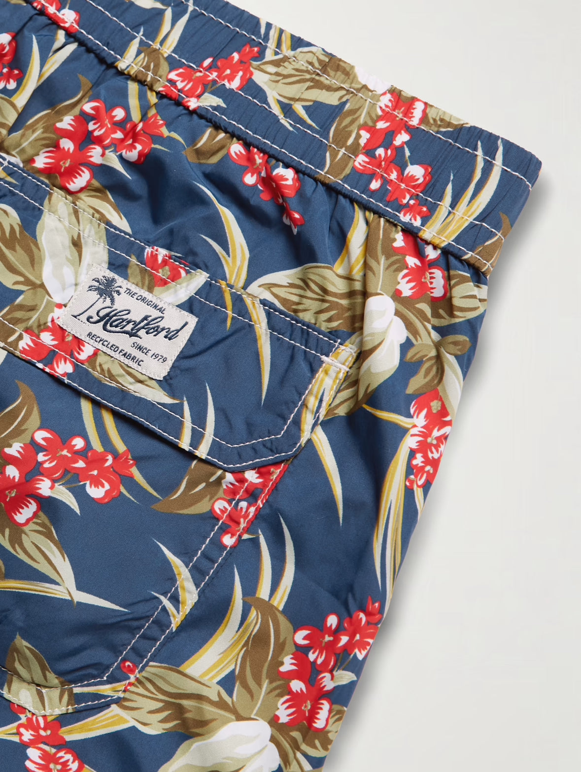 Hartford Blue & Red Floral Swimwear