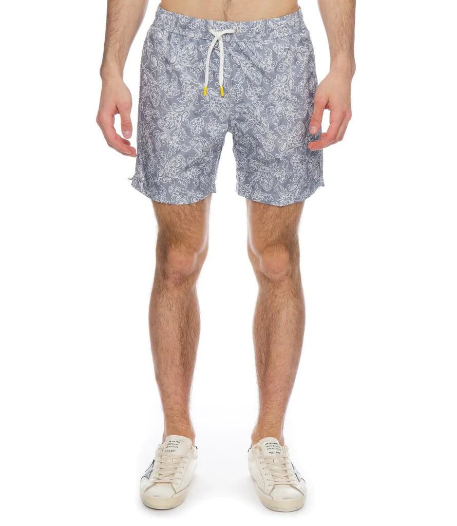 Hartford Gray Paisley Swimwear