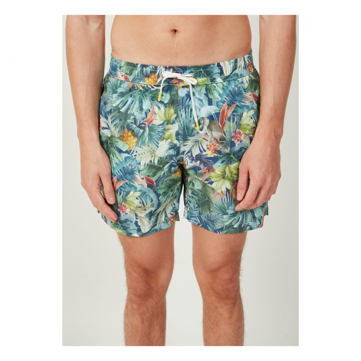 Hartford Swim Navy Tropical
