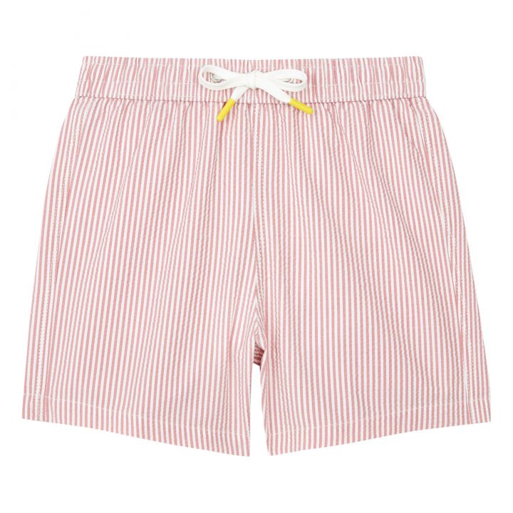 Hartford Red Seersucker with Stripe Swim