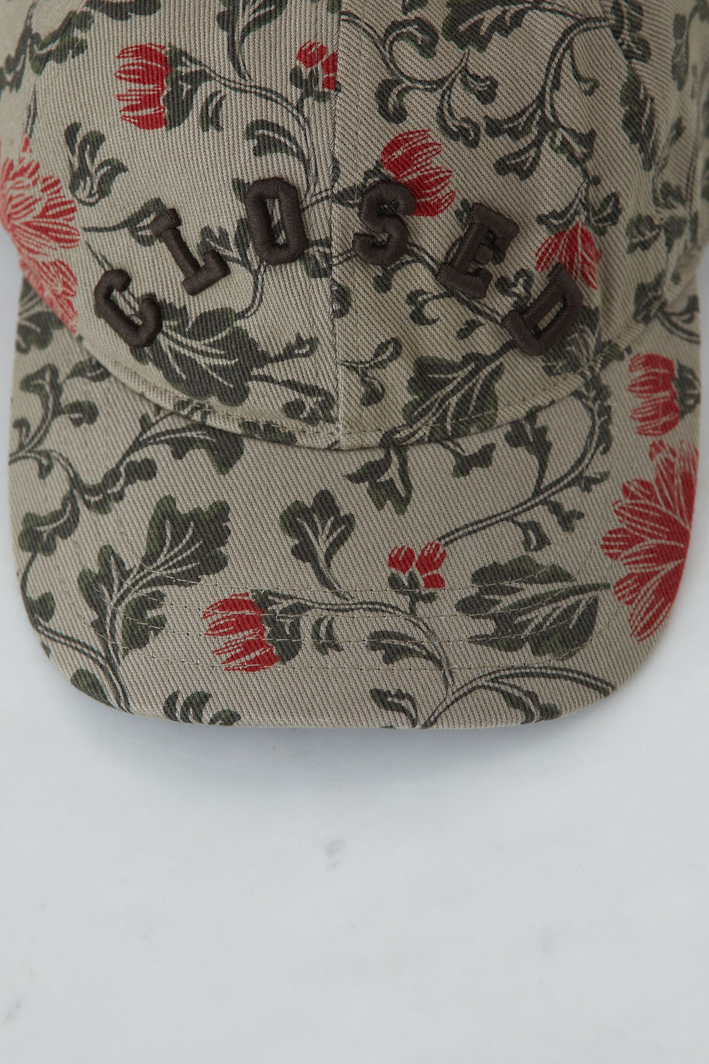 Closed Printed Cotton Twill Cap