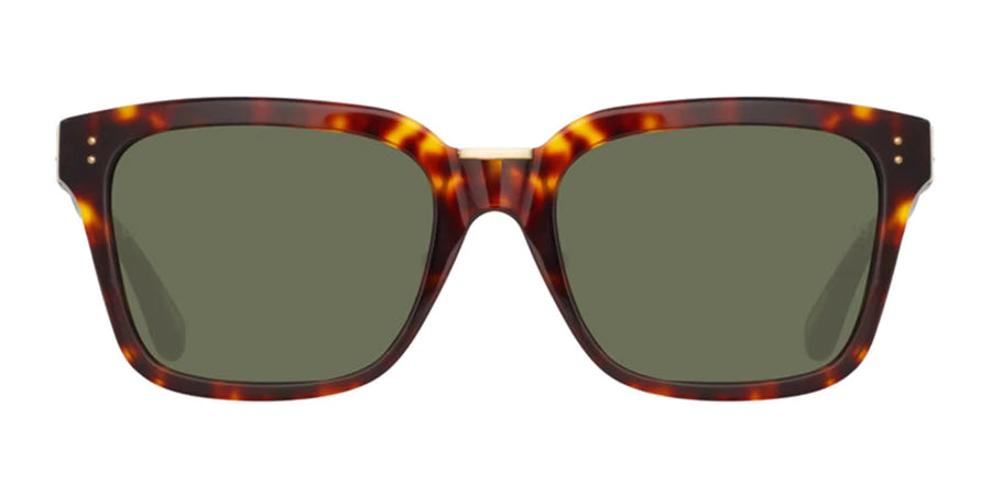 Linda Farrow Desiree Sunglasses in Tortoise