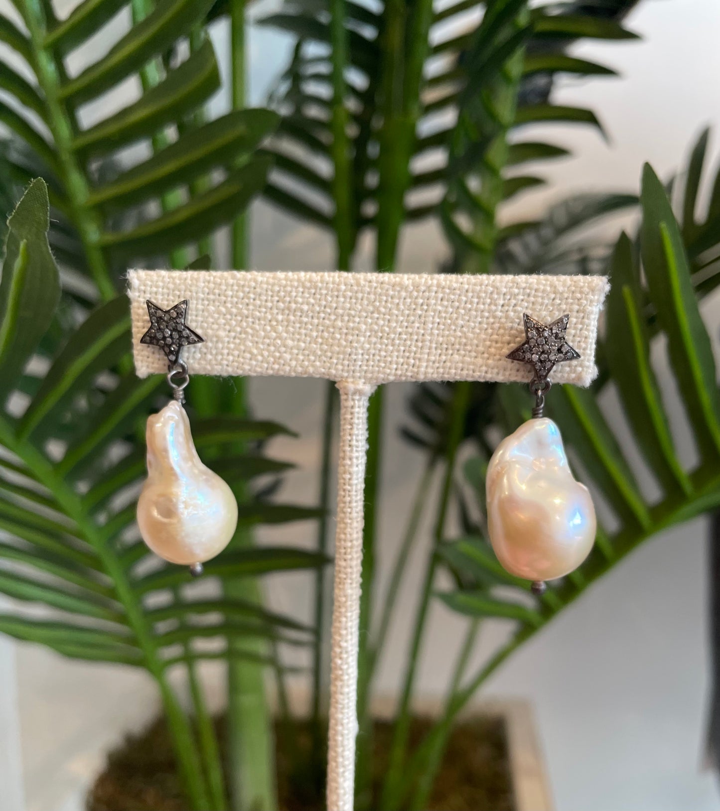 Mela Pearl Baroque Drop Earrings