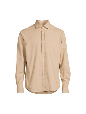 Hartford Paul Pat Button Down in Clay