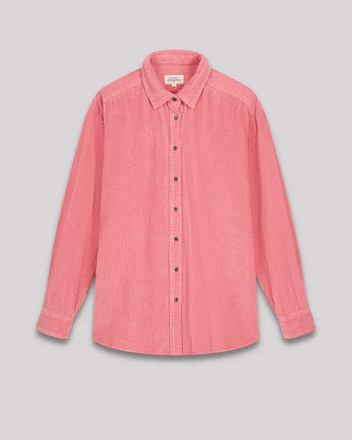 Hartford Cinema Pink Corduroy Shirt