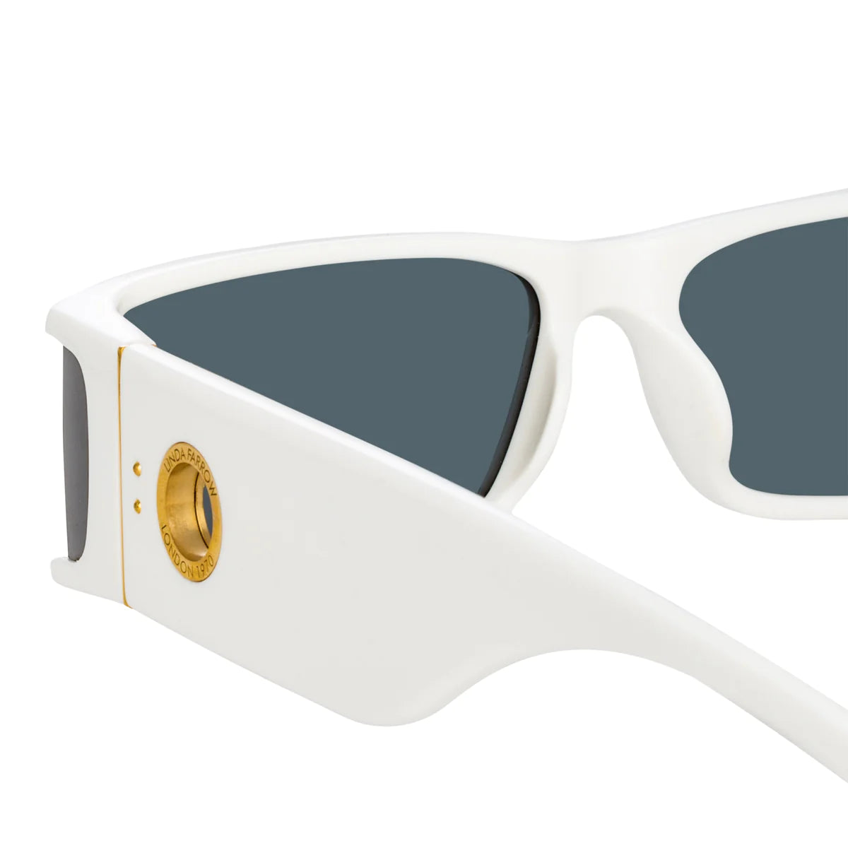 Linda Farrow Mya Sunglasses White