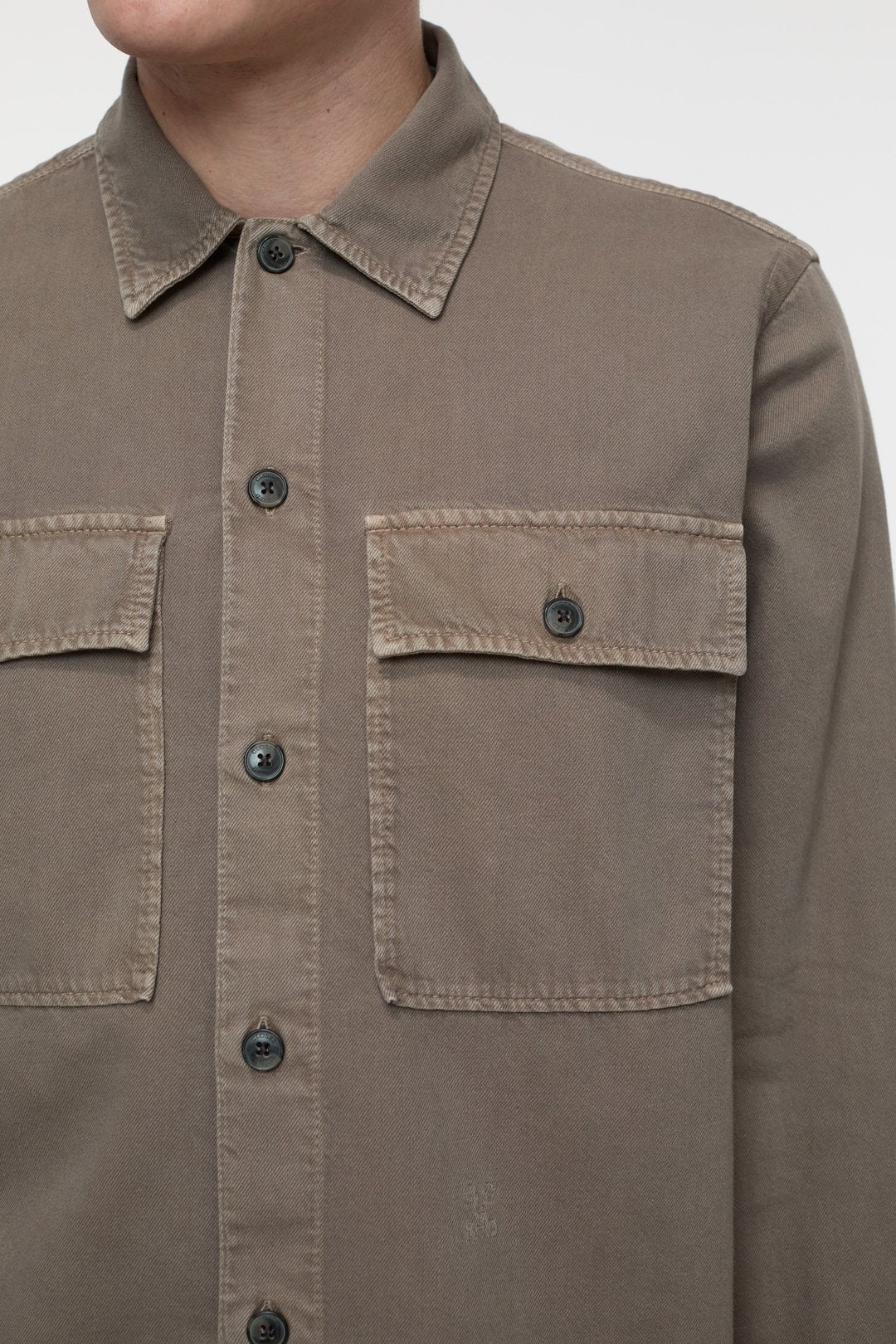 CLOSED Utility Shirt In Khaki