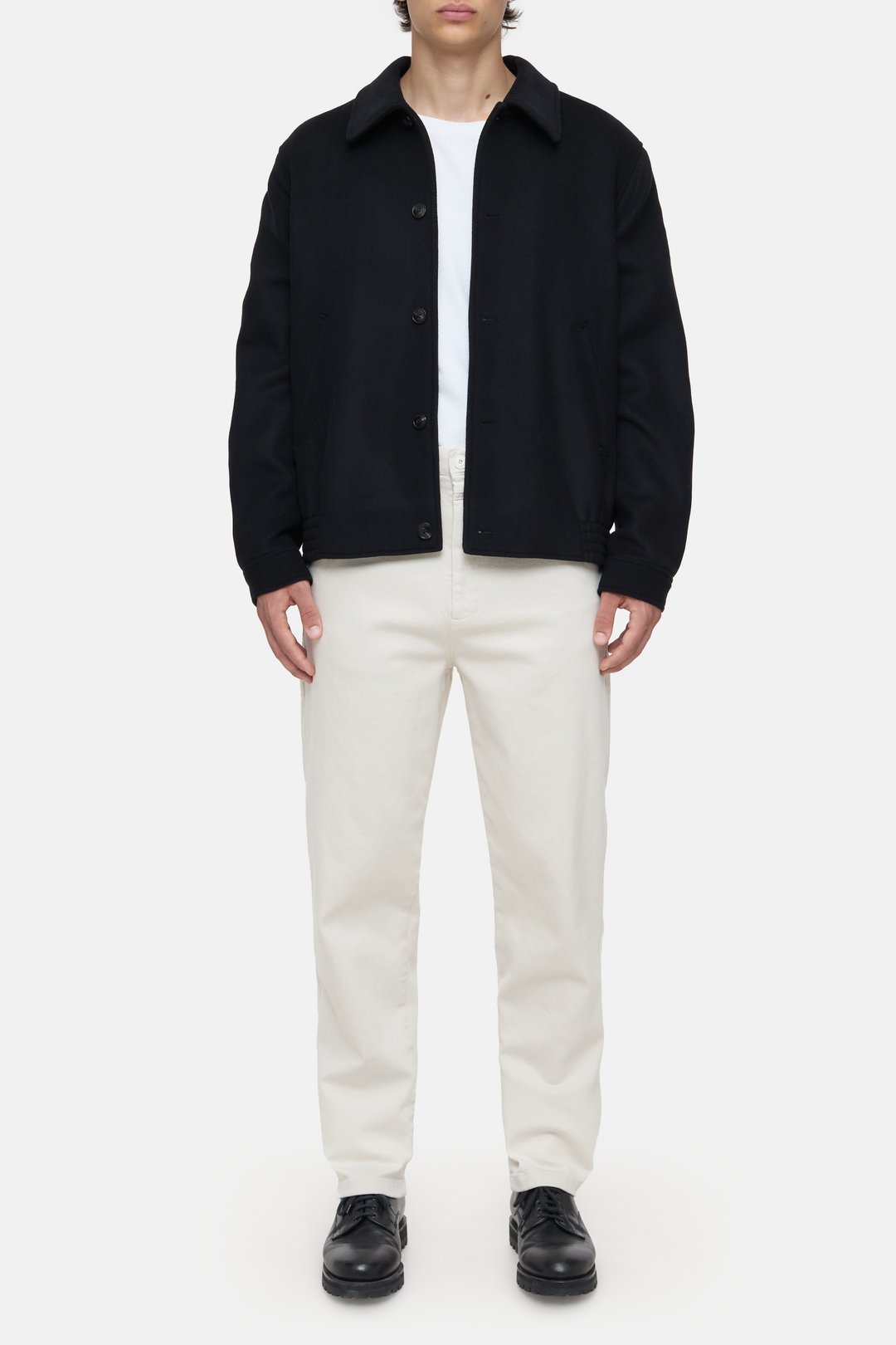 CLOSED Blouson Wool Mix Jacket in Navy