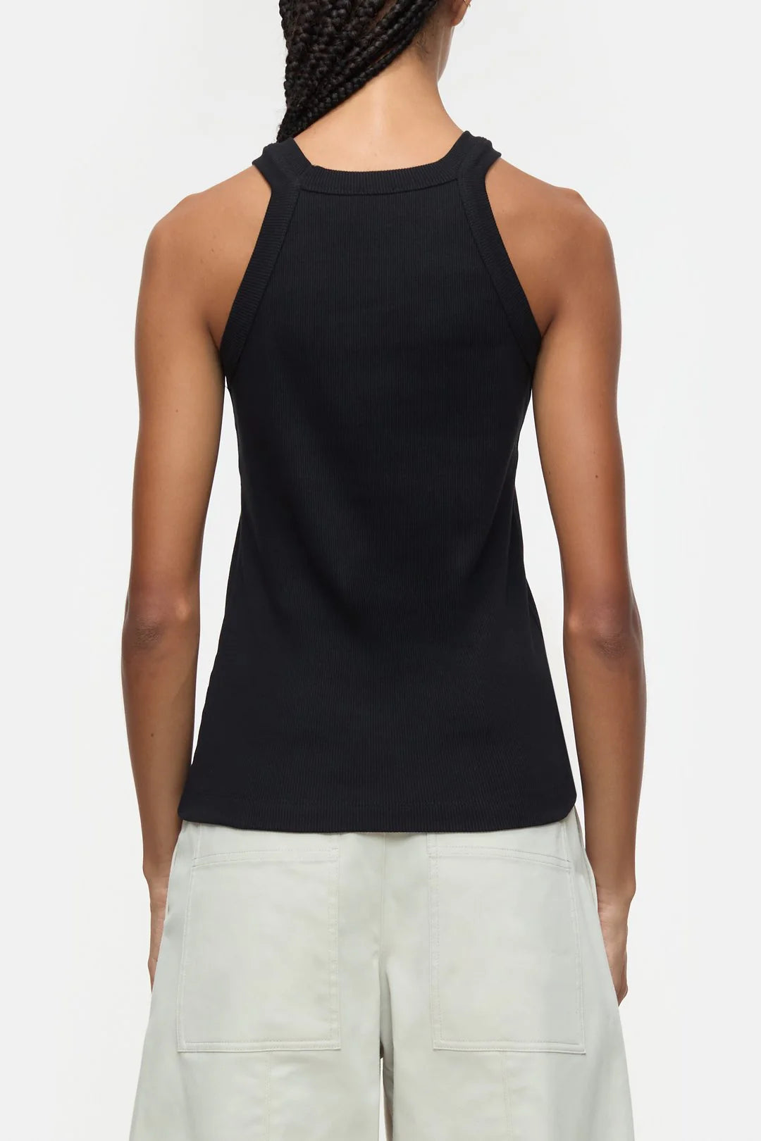 Closed Black Racer Tank