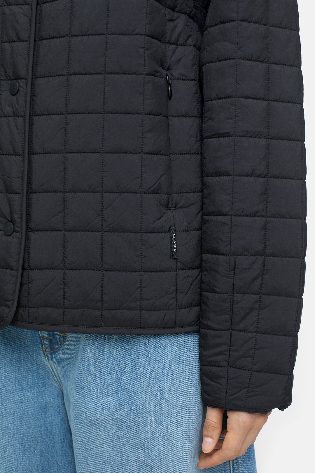 CLOSED Quilted Jacket in Black