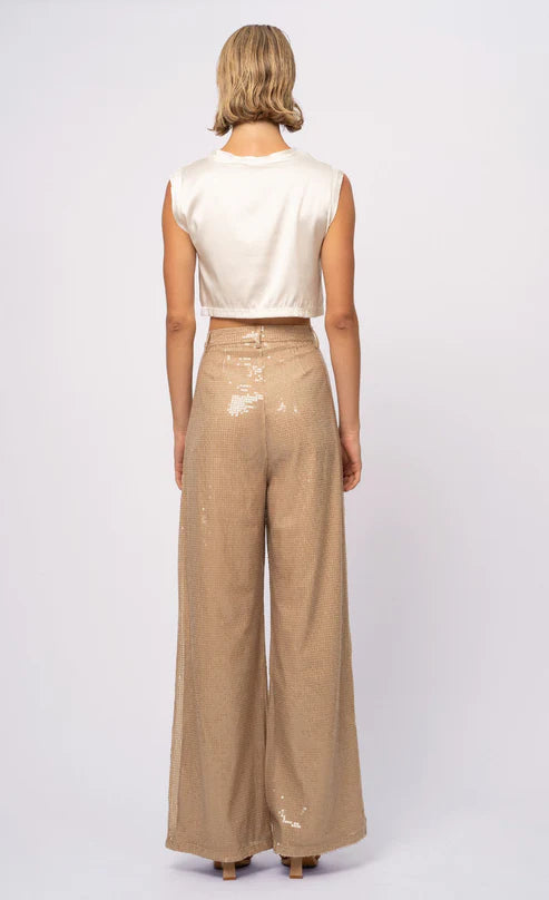 Nonchalant Roxanne Pant in Sand