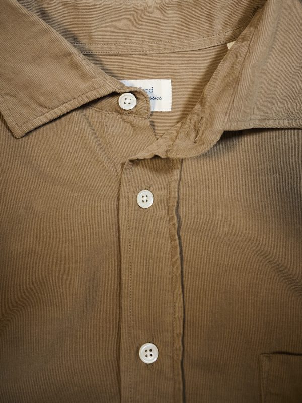 Hartford Woven Button Down in Biscuit