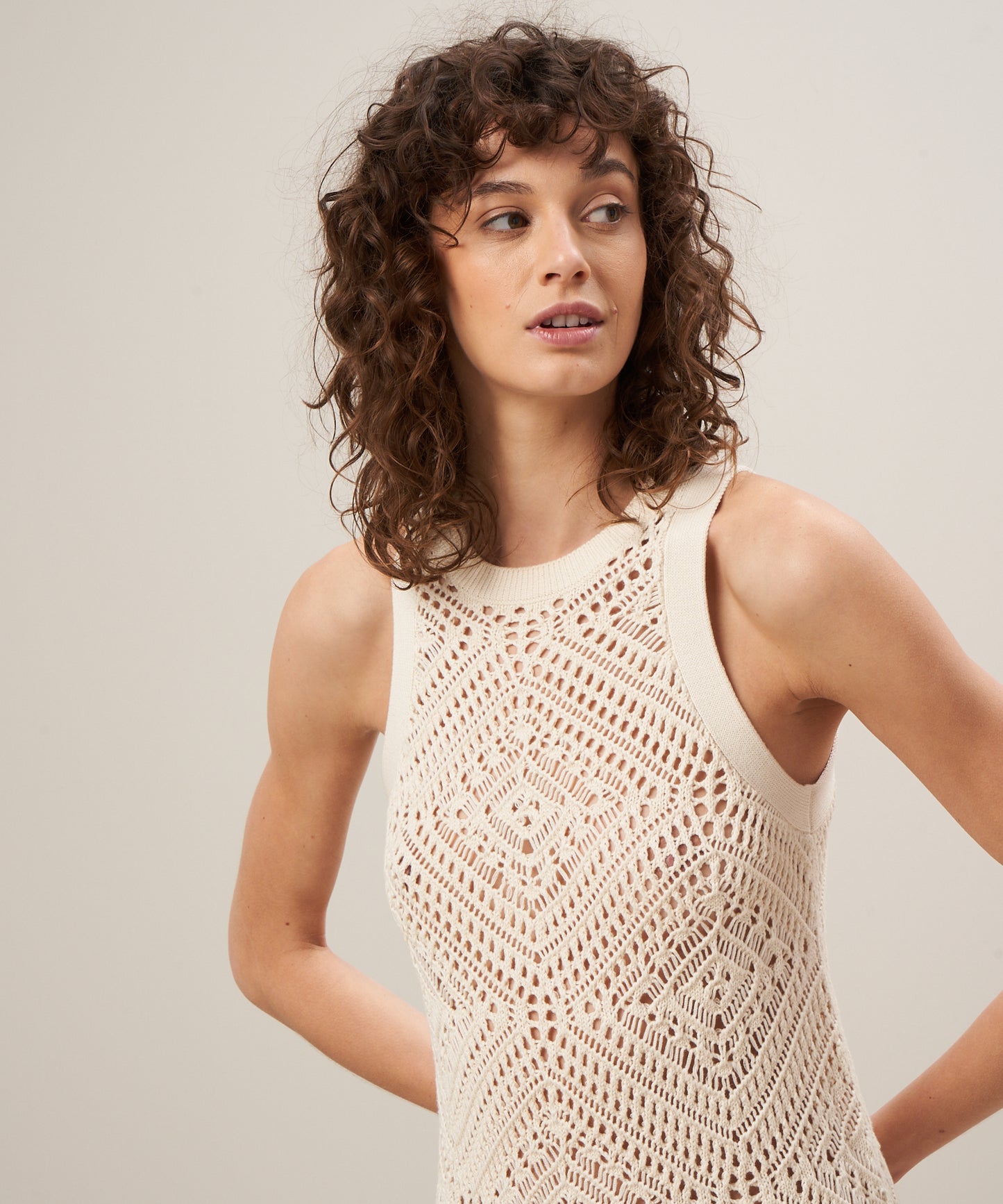 Hartford Macra Crochet Dress