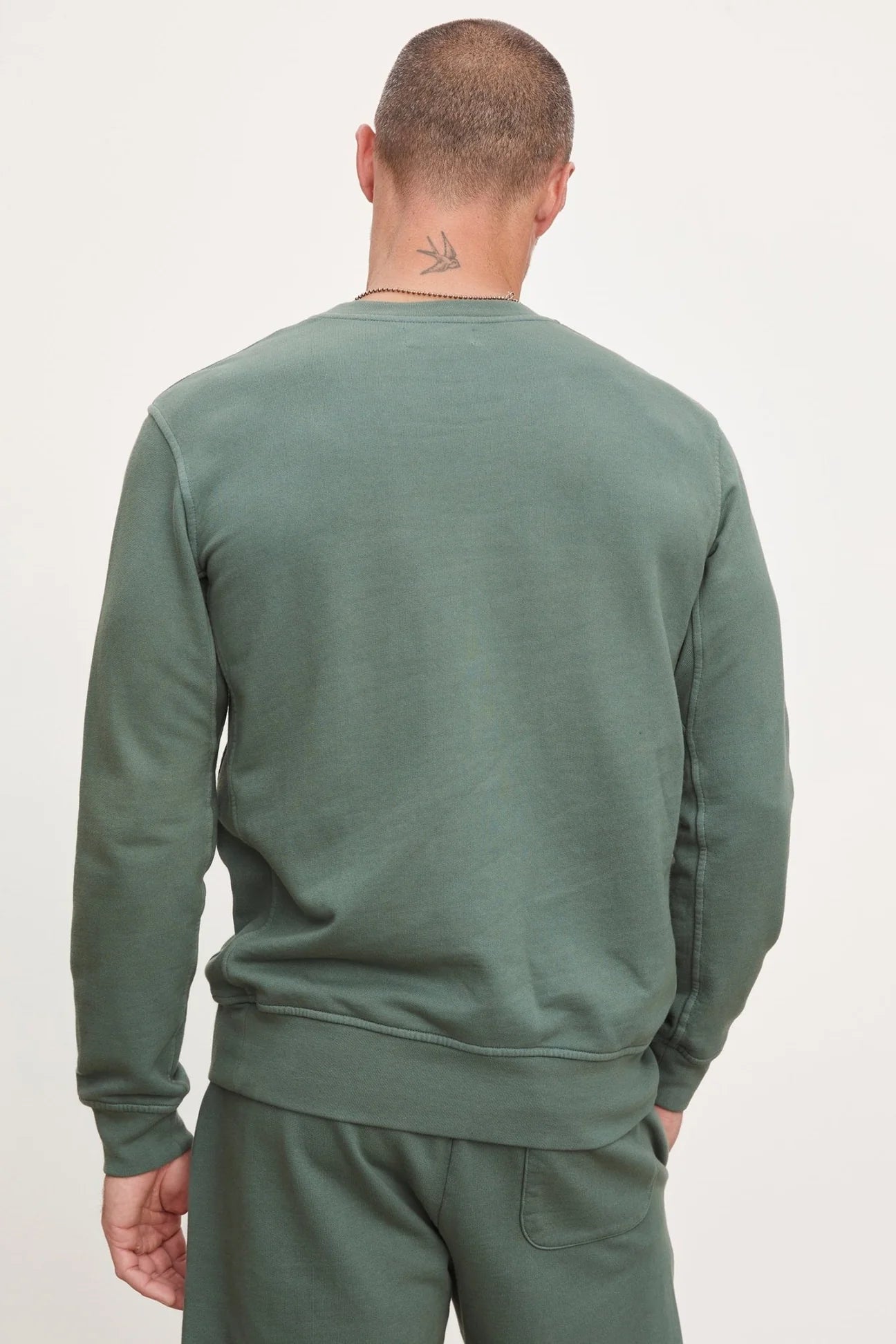 Velvet Sigmund Crewneck in Shrub