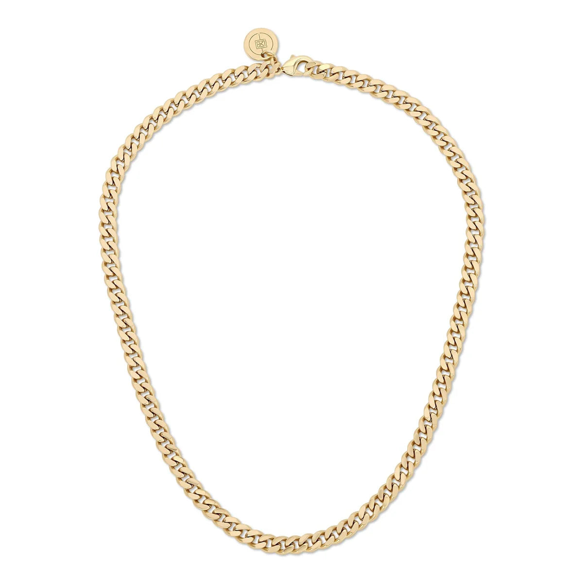 Eklexic Micro Link Curb Chain Necklace