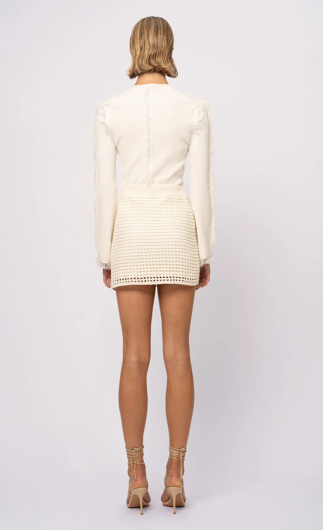 Nonchalant Brinley Skirt Ivory