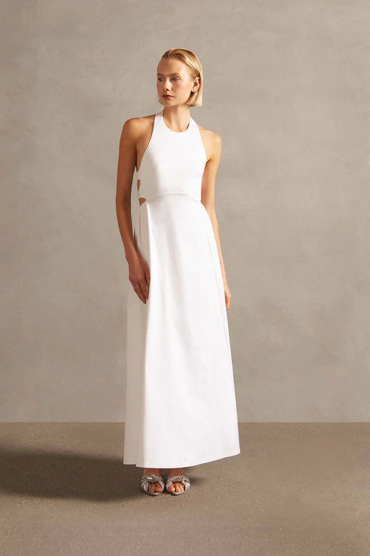 Adriana Degreas Cotton Solid Long Dress