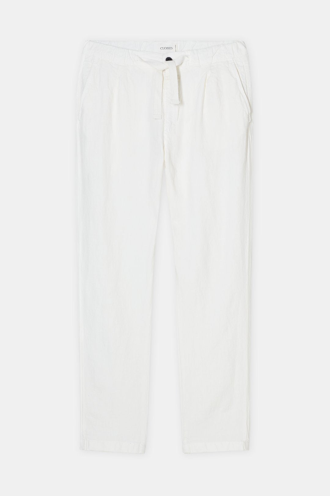 Closed Virgo Tapered Linen Pant Ivory