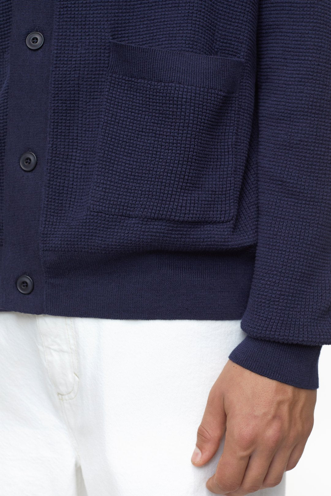 Closed Navy Knit Cardigan