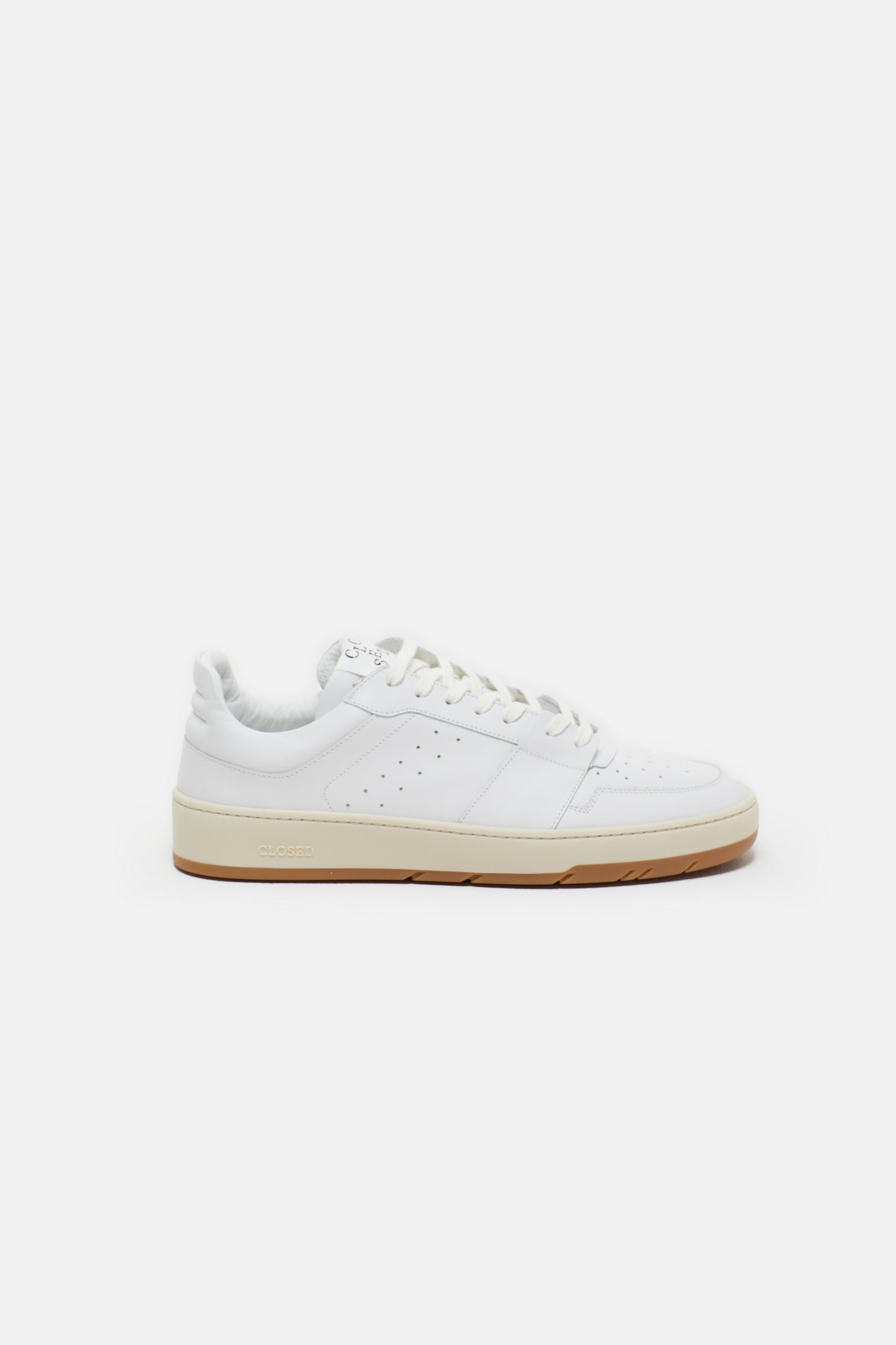 Closed Low Top Sneaker White