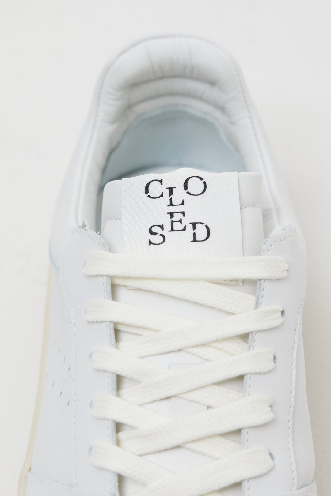 Closed Low Top Sneaker White