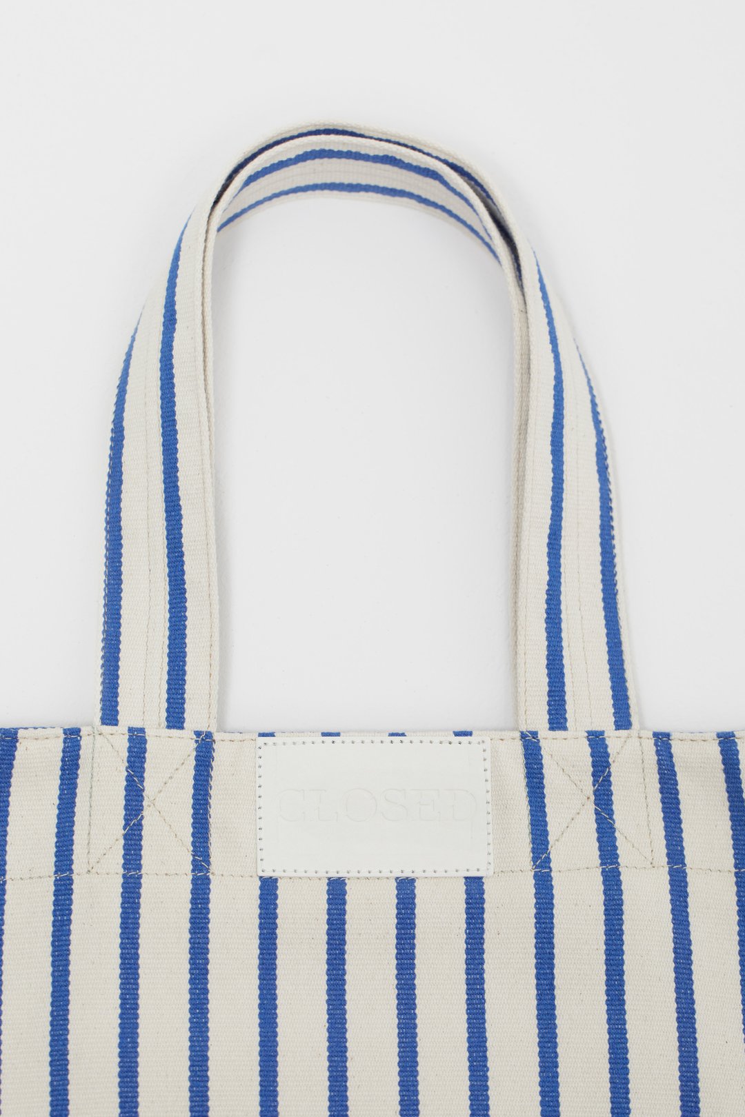 Closed Striped Tote Bag