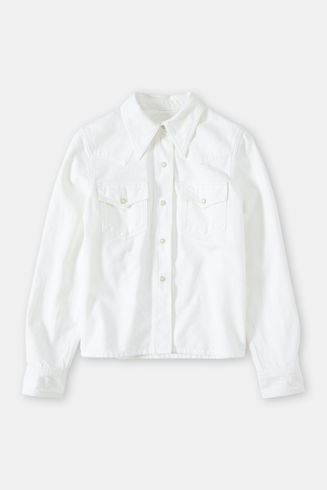 Closed Western Denim Blouse White