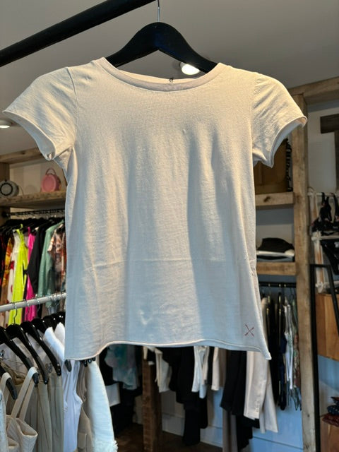 Brazeau Tricot Cap Tee in Muslin