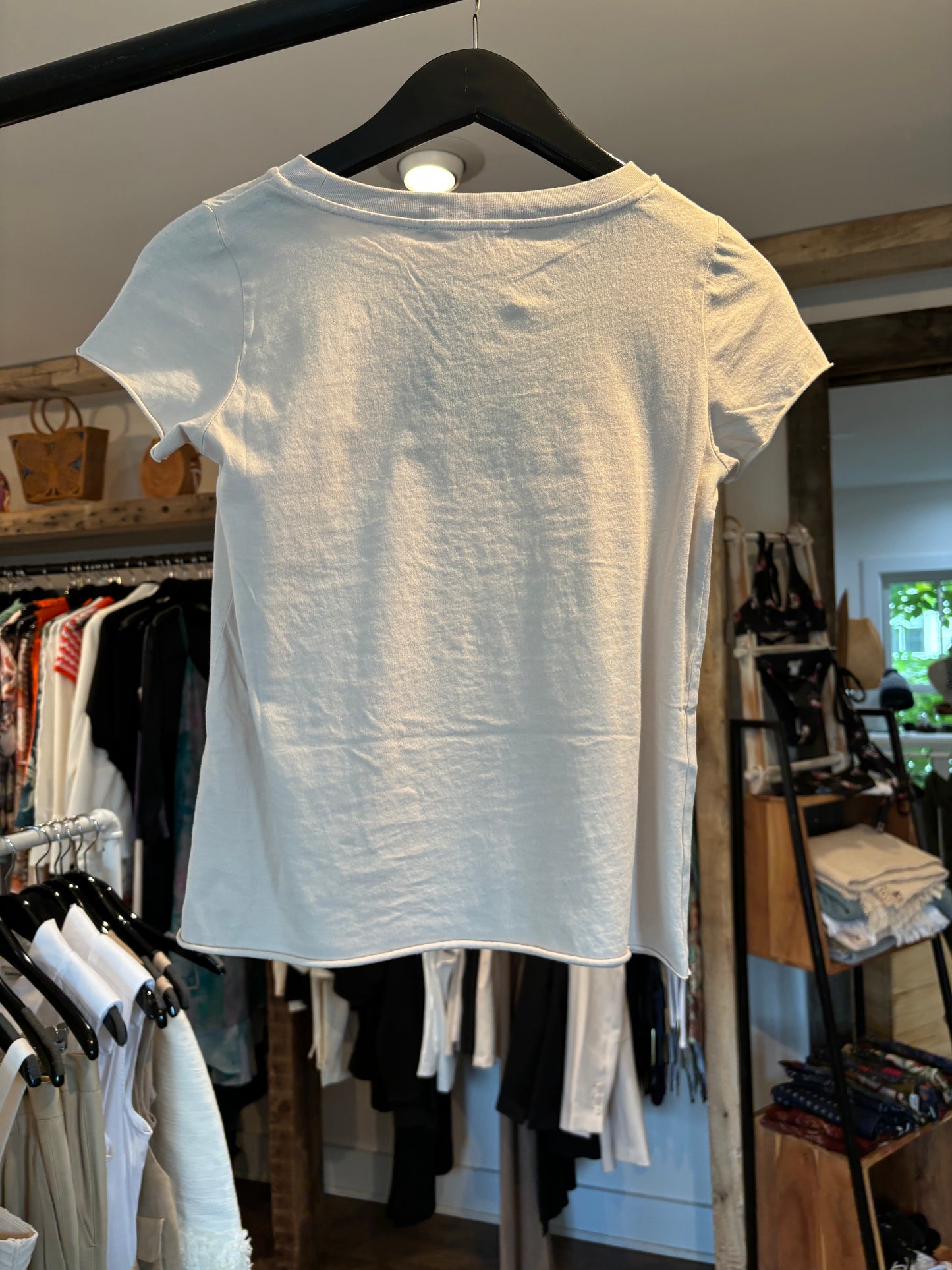 Brazeau Tricot Cap Tee in Muslin