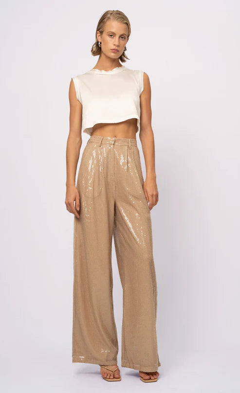 Nonchalant Roxanne Pant in Sand