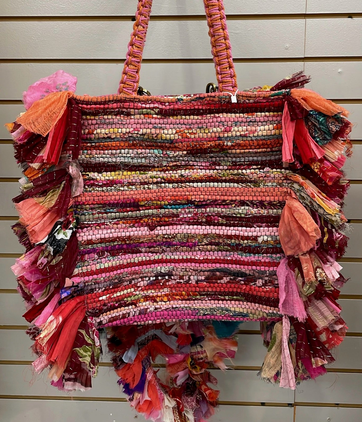 Puro Lino Woven Scrap Tote