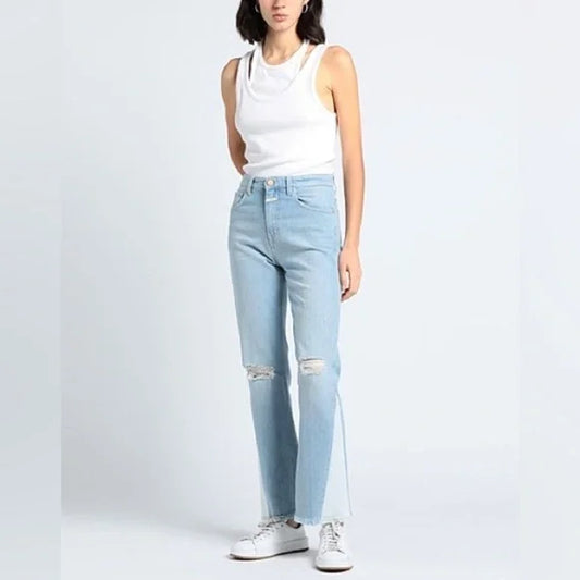 Closed Baylin Flare Jeans Two-Tone